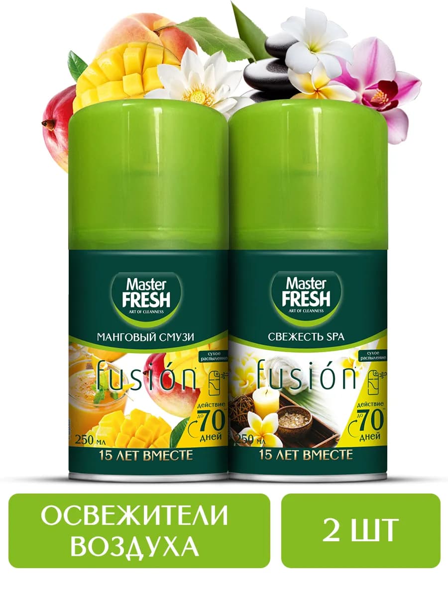 Набор освежителей воздуха Манговый смузи+Свежесть SPA, 2 шт