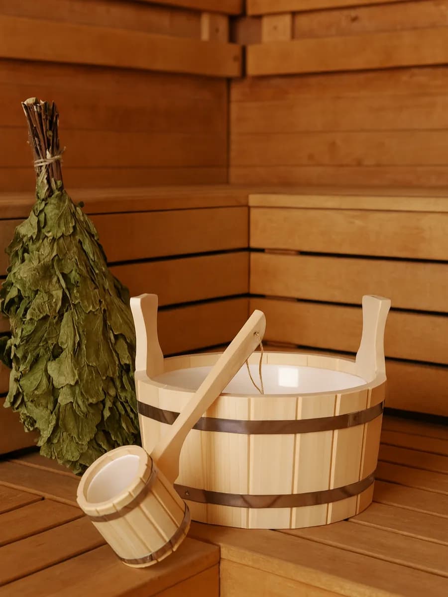 Набор для бани ушат 9 л и черпак 0,3 л