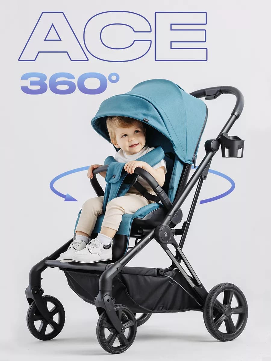 Коляска прогулочная Ace с поворотным блоком 360