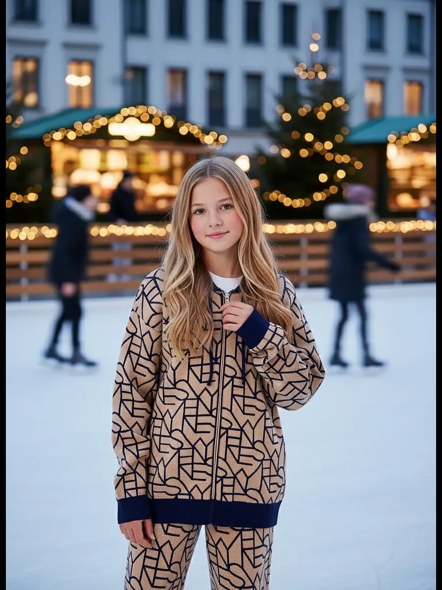 Кофта на молнии теплая вязаная толстовка - фото 1