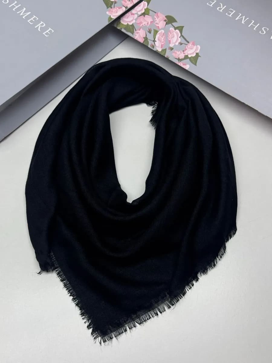 Платок хлопковый на голову однотонный Бамбук