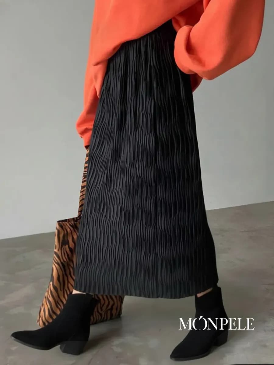 Юбка миди бархатная