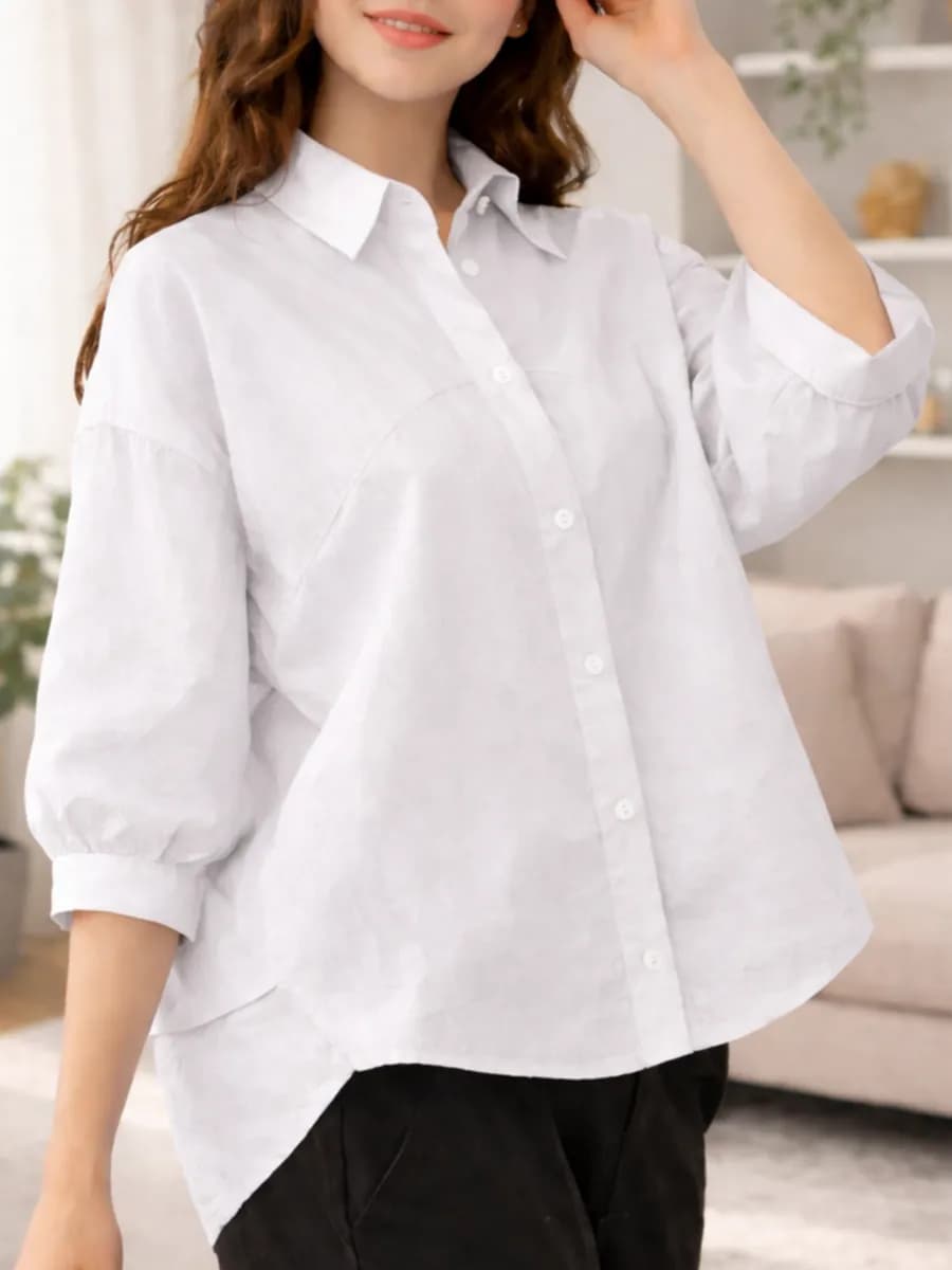 рубашка для девочки хлопковая