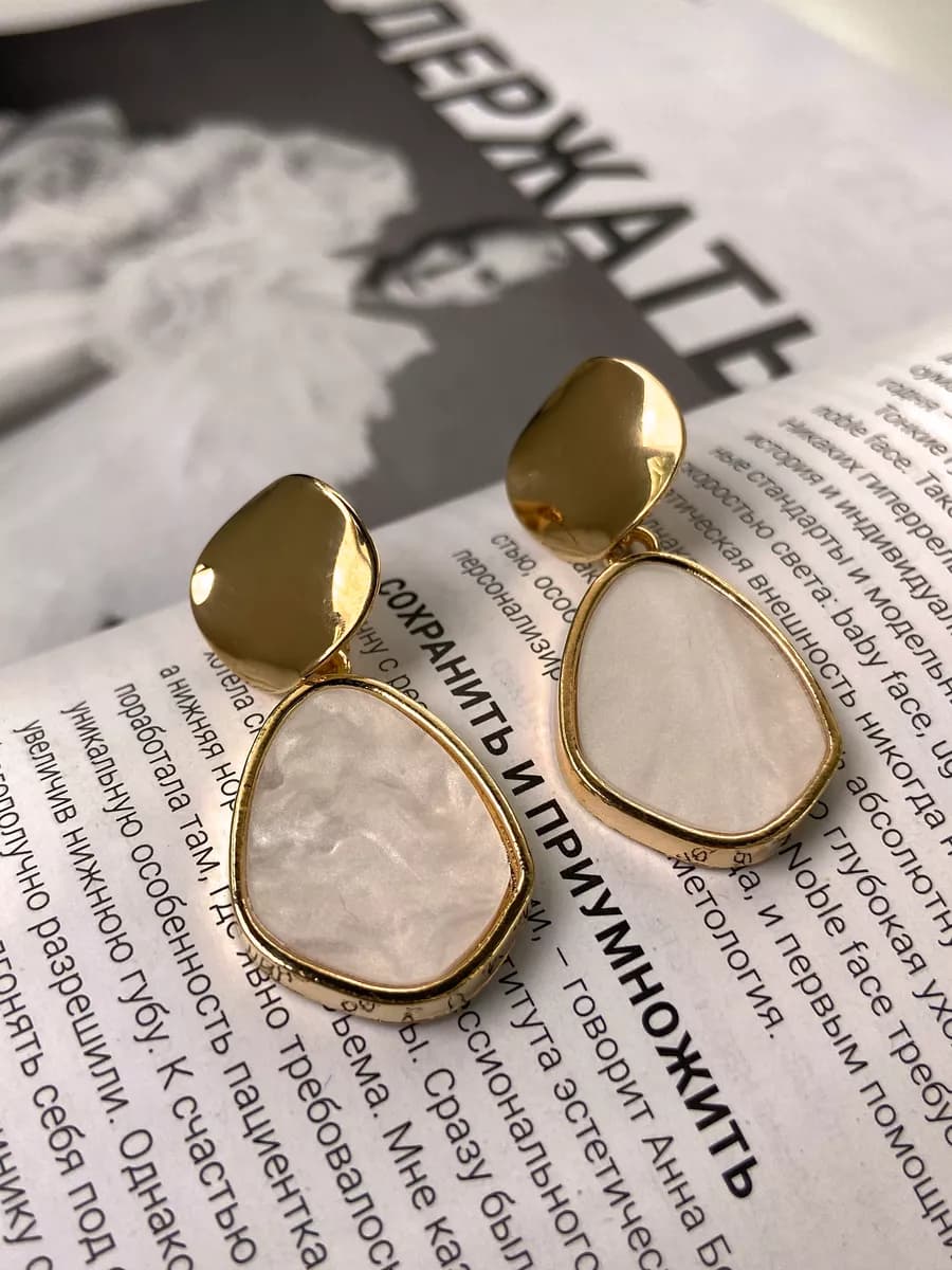 Серьги бижутерия - фото 1