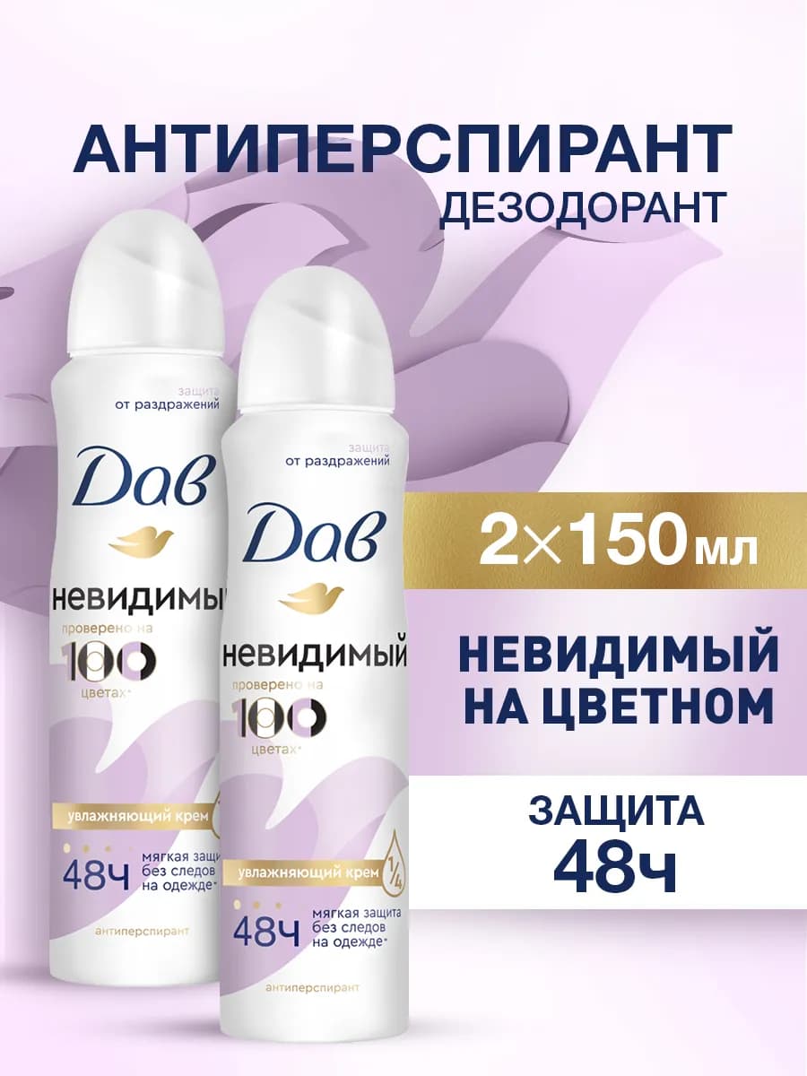 Дезодорант антиперспирант женский спрей от пота 150 мл 2шт