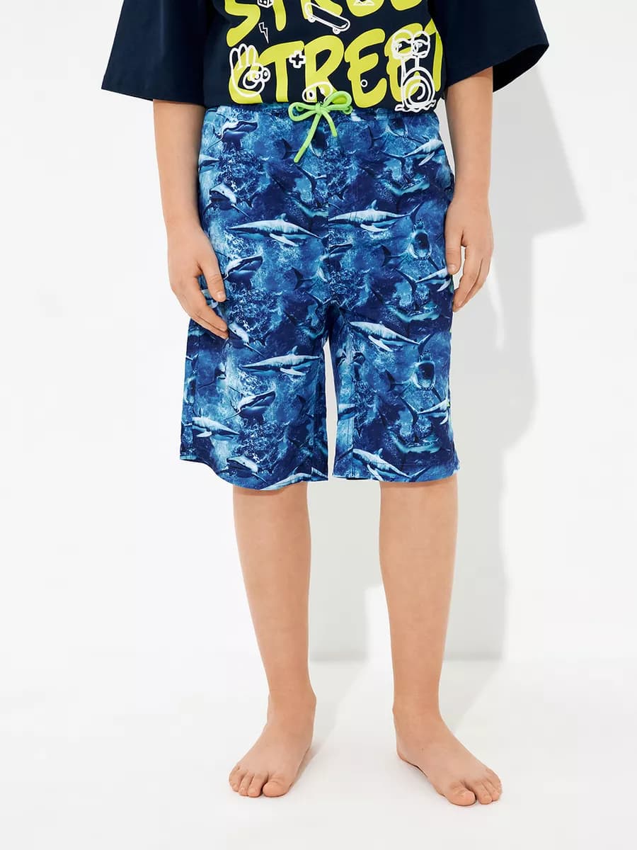 Бордшорты купальные удлиненные