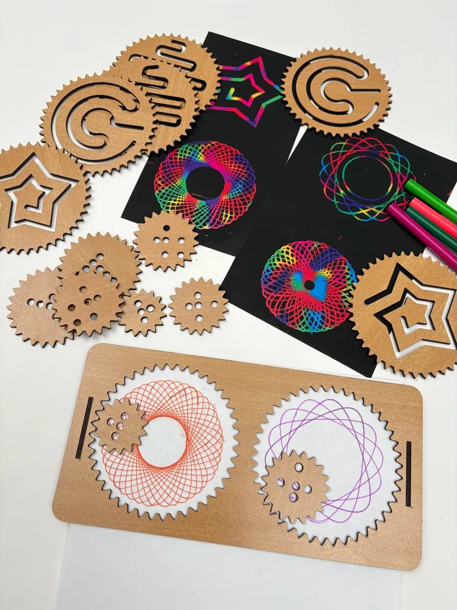 Развивающая игра спирограф - фото 1