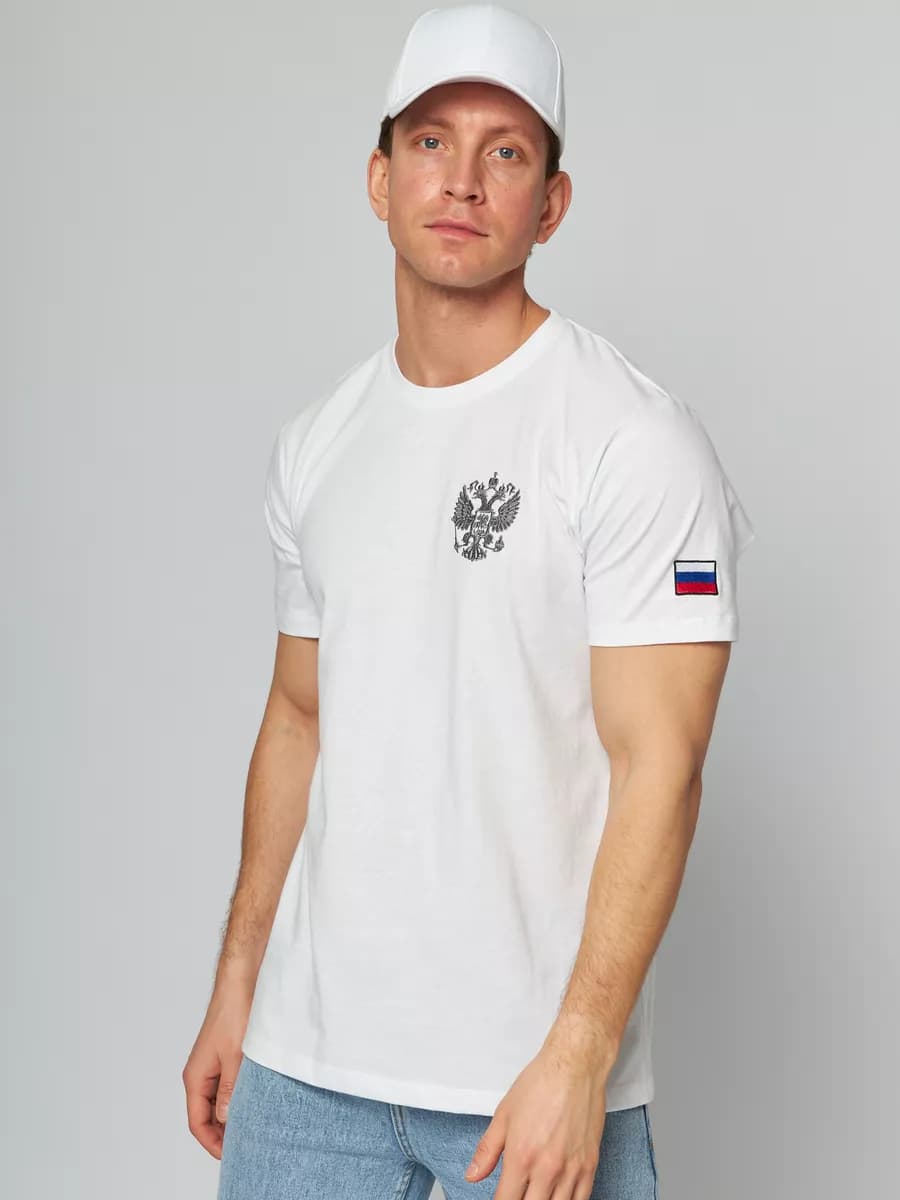 Футболка однотонная хлопок