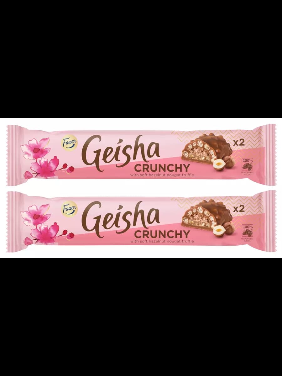 Батончик в шоколаде Geisha сrunchy с воздушным рисом 2 шт