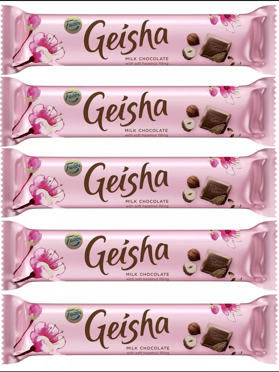 Шоколадный батончик гейша Geisha 37 г - 5шт