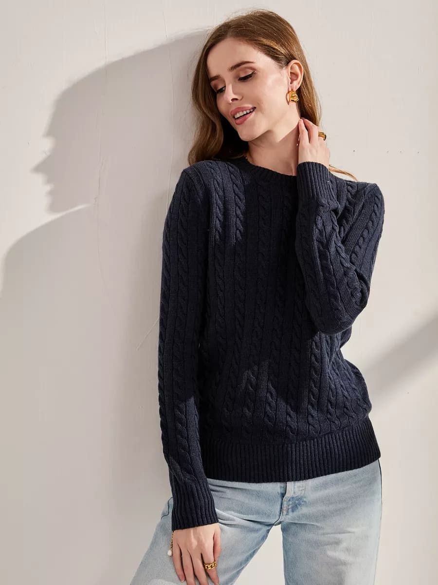 Джемпер вязаный