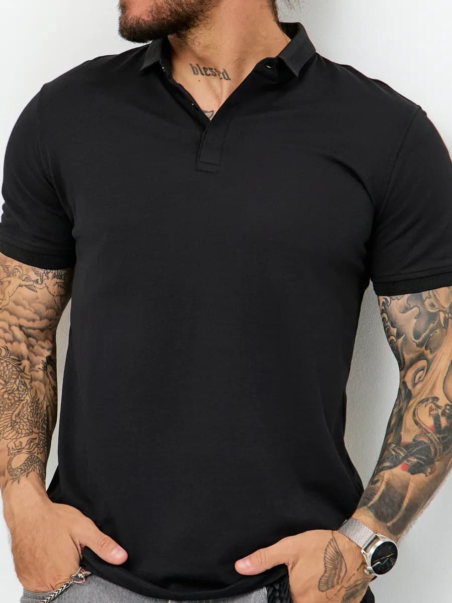 Футболка поло с коротким рукавом