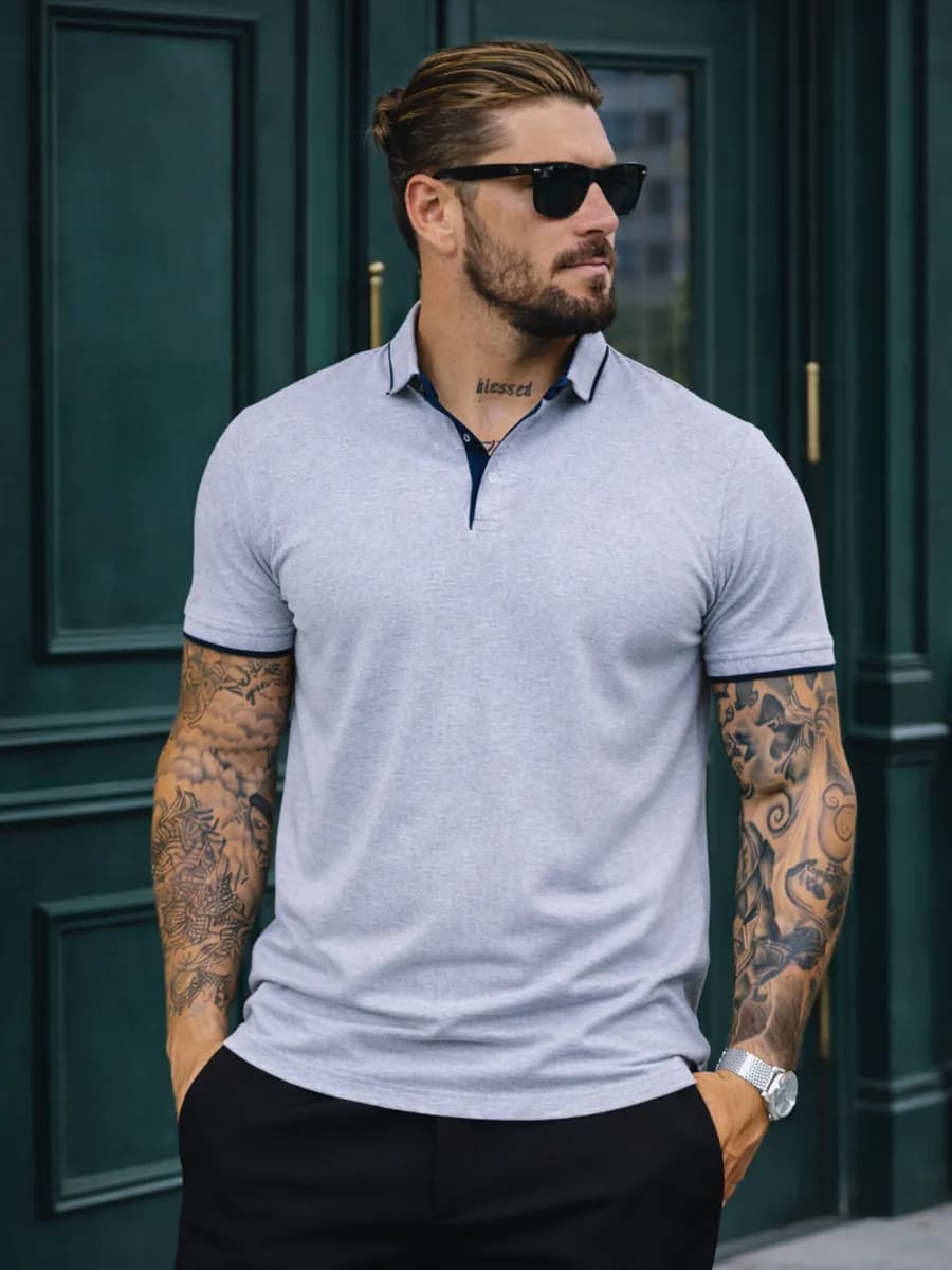 Футболка поло с коротким рукавом