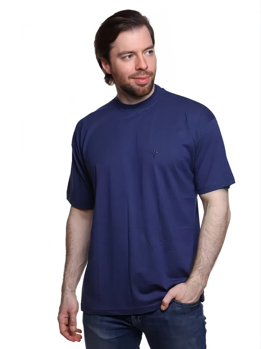 Футболка хлопок модал однотонная