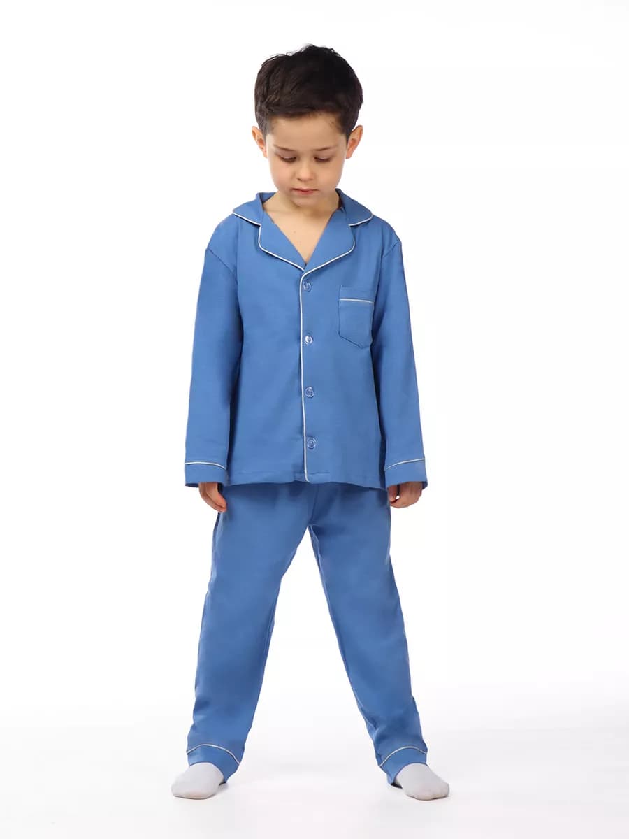 Пижама детская на пуговицах хлопковая