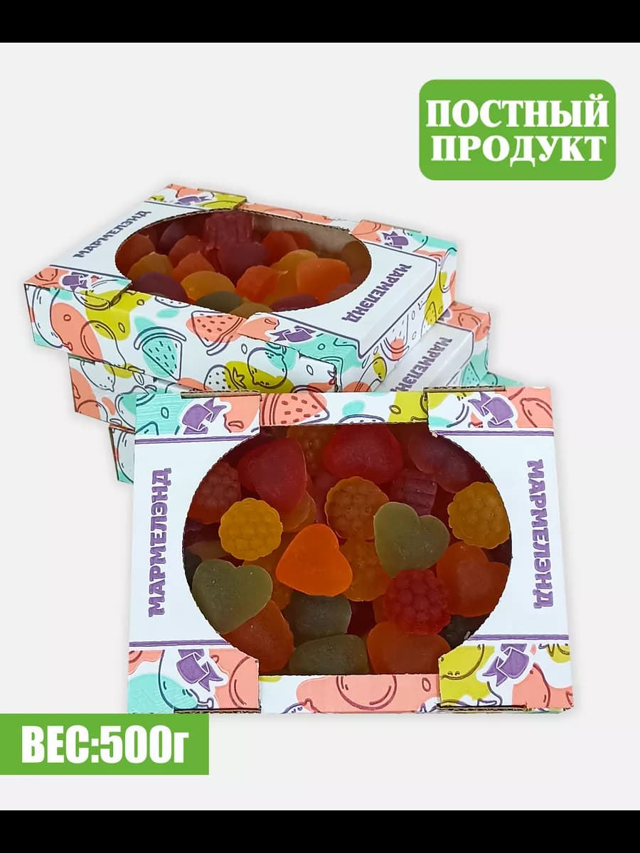 Мармелад жевательный Ассорти 500г