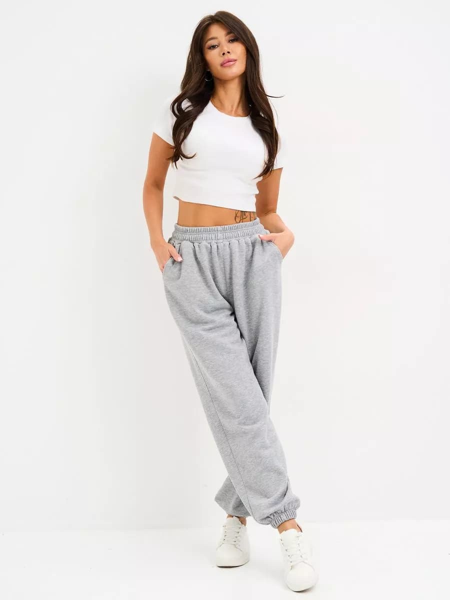 Спортивные брюки джоггеры с принтом