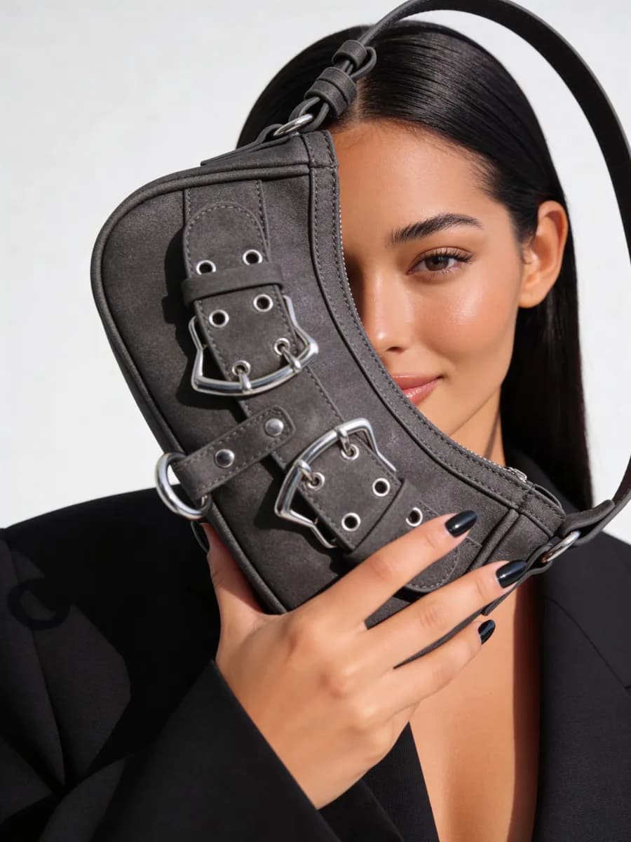 Сумка багет y2k на плечо