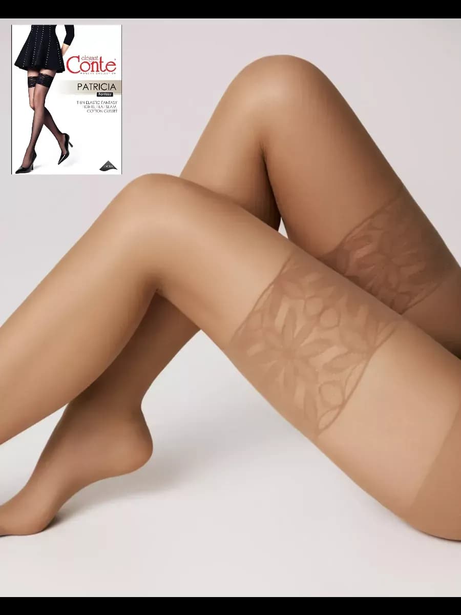 Колготки капроновые с имитацией чулков FANTASY PATRICIA