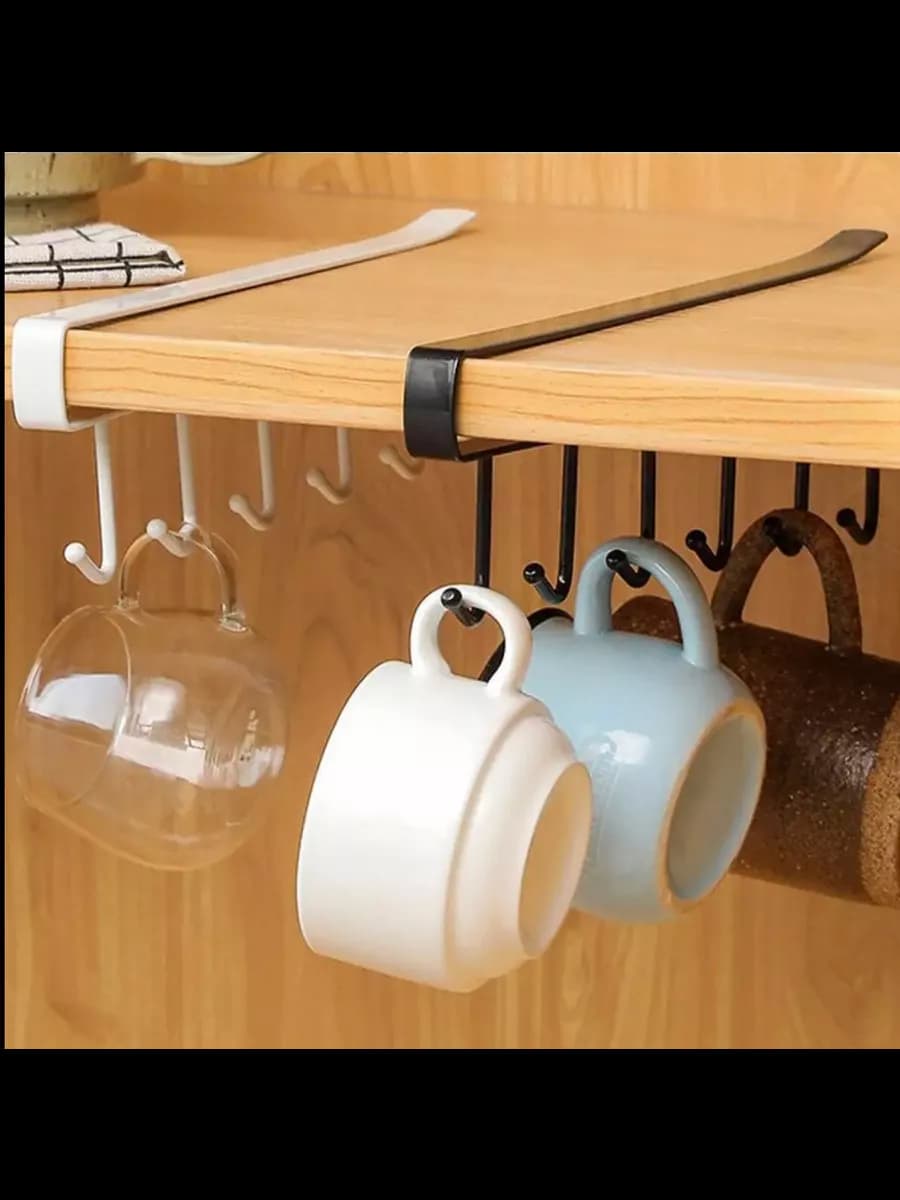 Подвесной держатель с крючками для кухни
