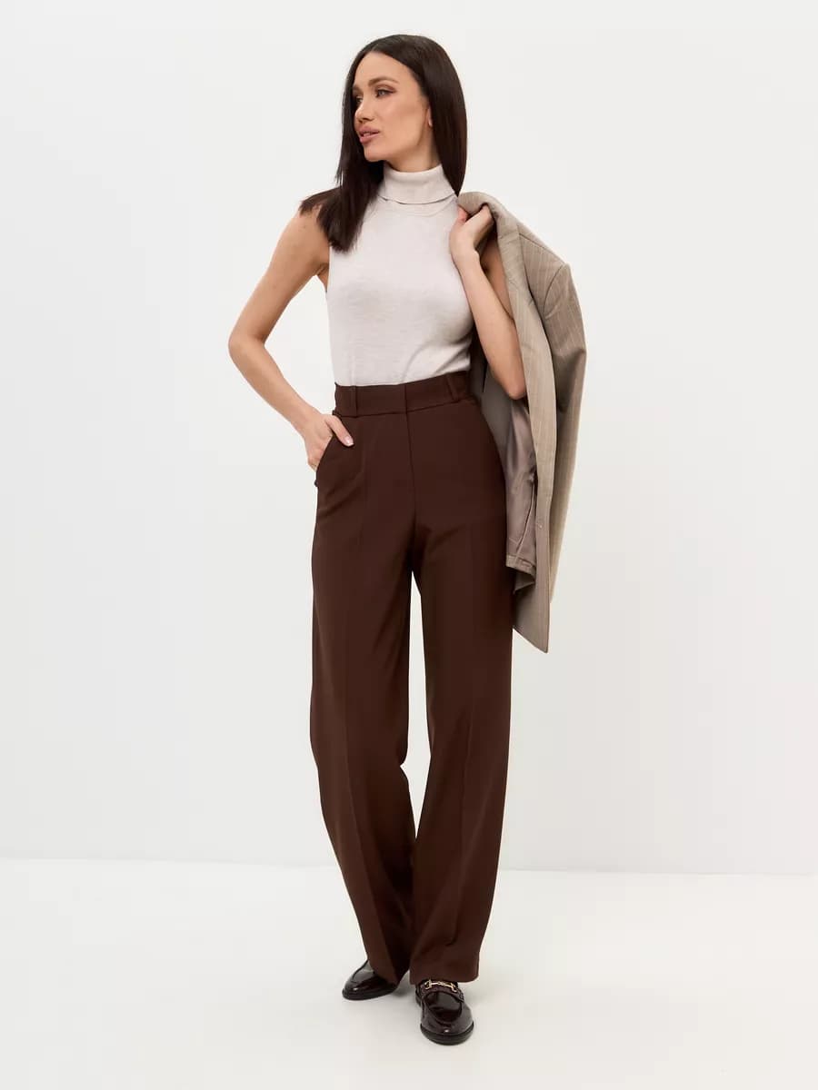 Брюки палаццо классические