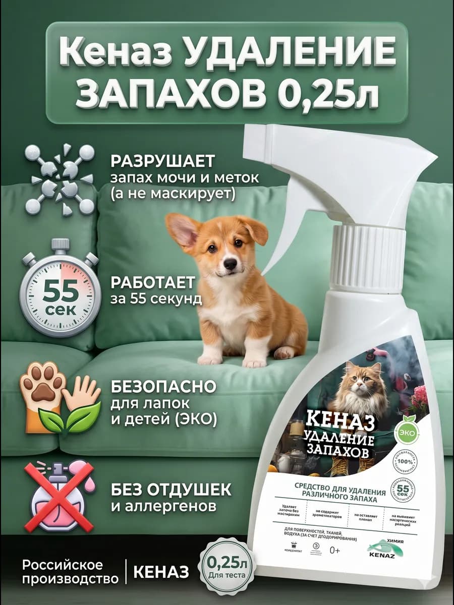 Нейтрализатор и уничтожитель запаха 0,25 л