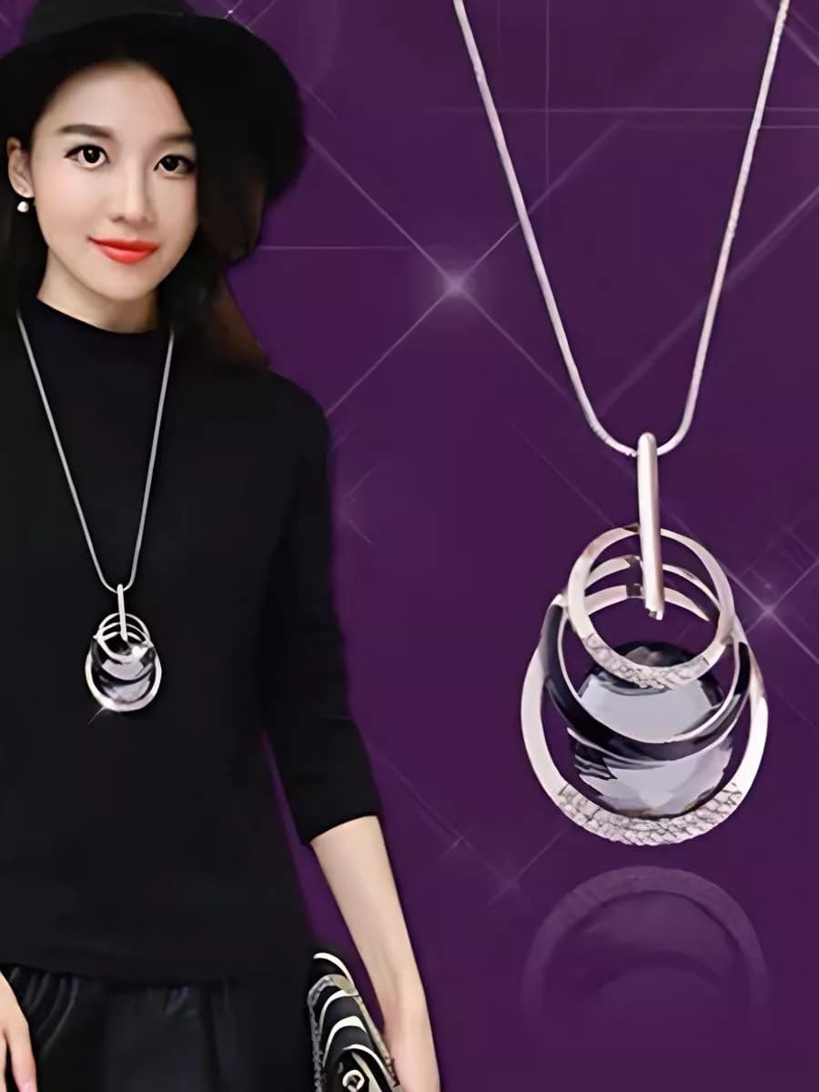 Украшение на шею колье ожерелье с подвеской