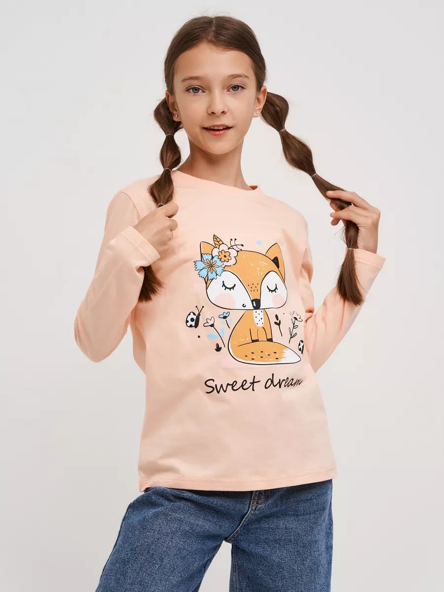 Лонгслив футболка с длинным рукавом хлопок