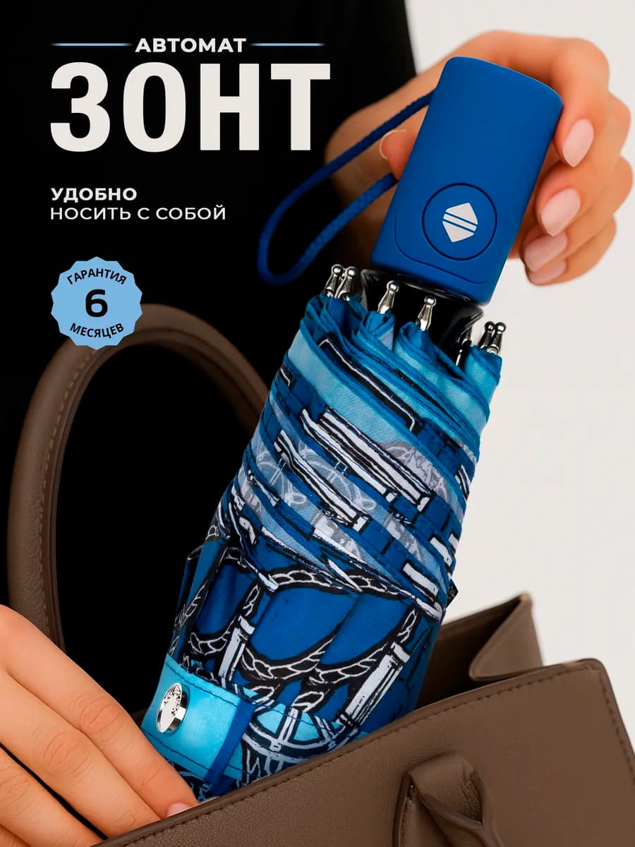 Зонт полный автомат антиветер