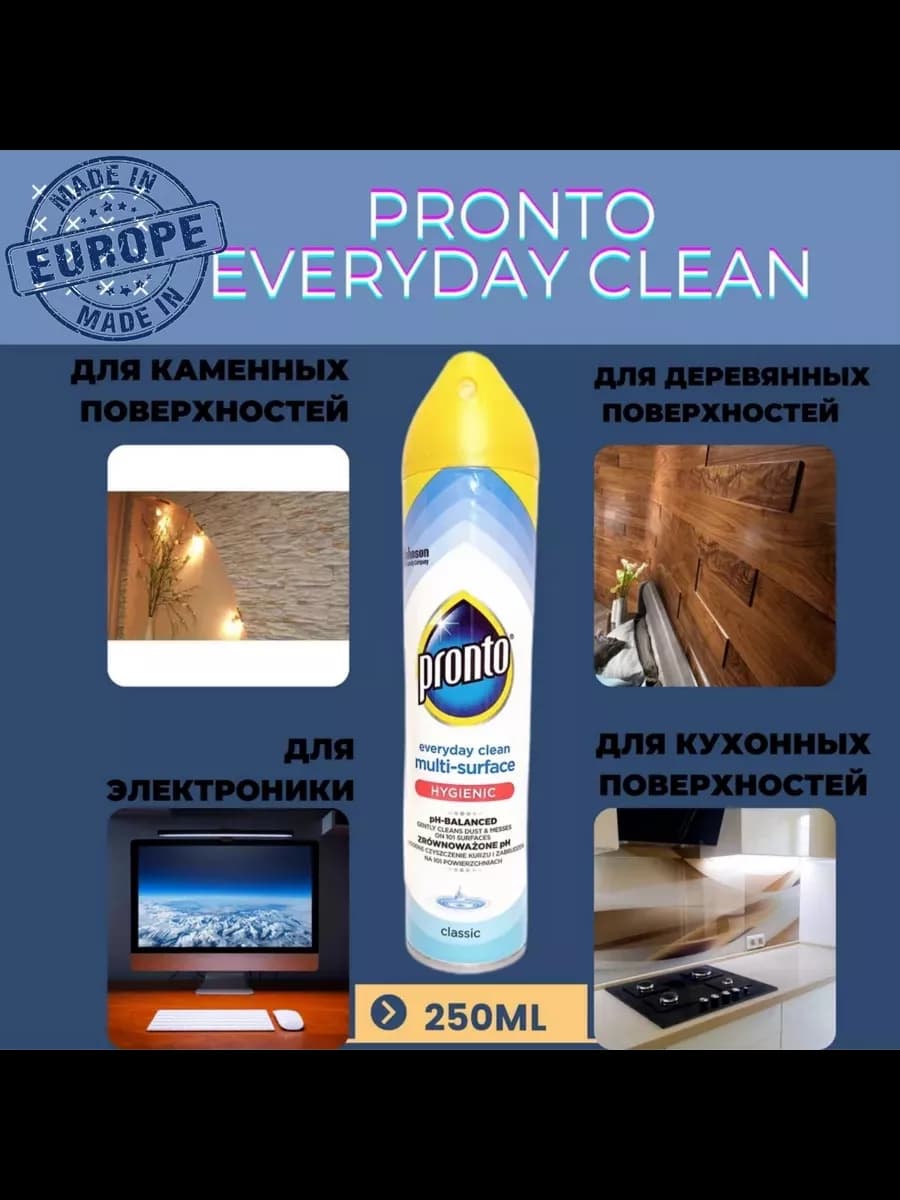 Полироль для мебели Classic everyday clean