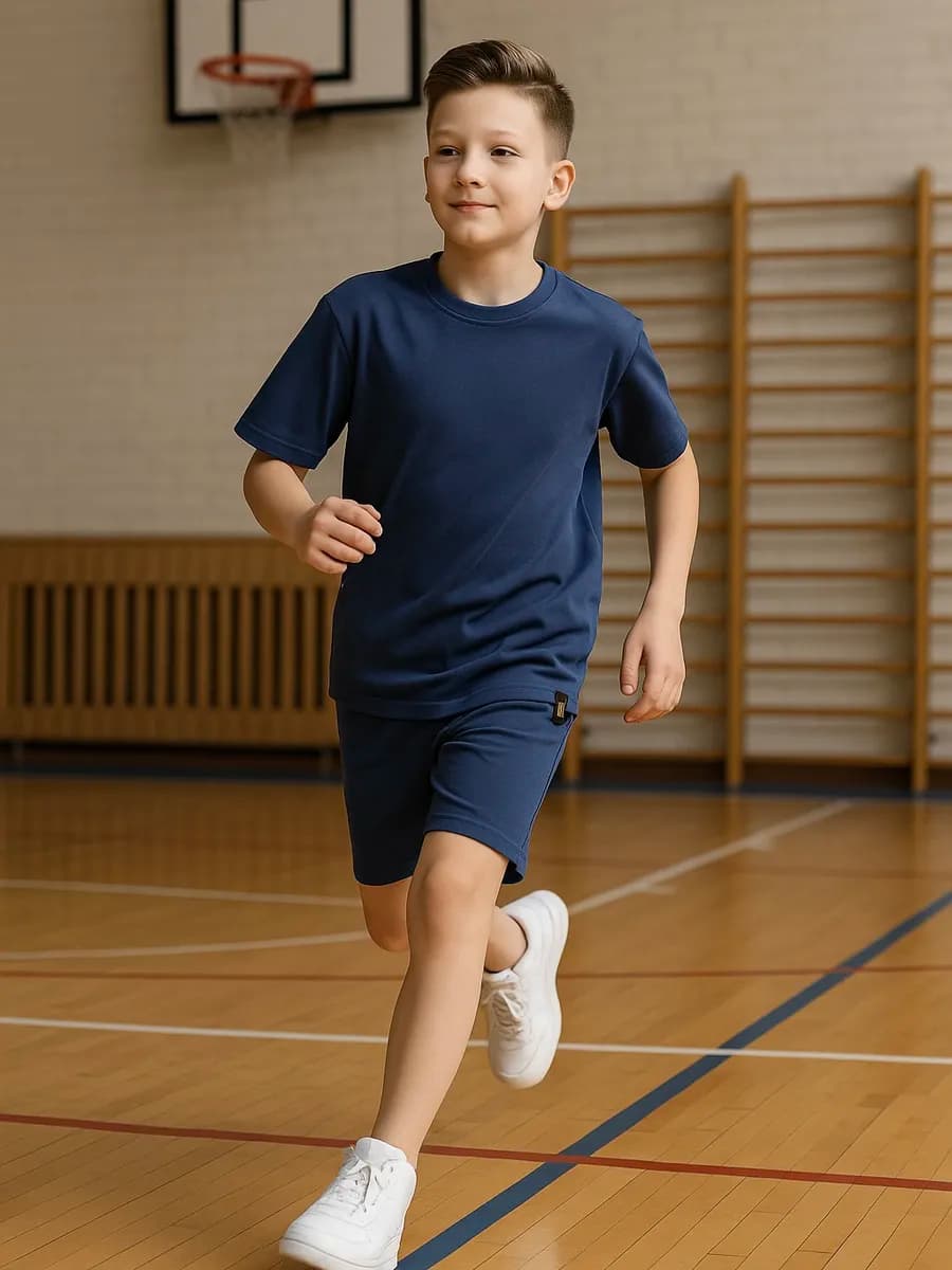 Костюм с шортами спортивный на физкультуру