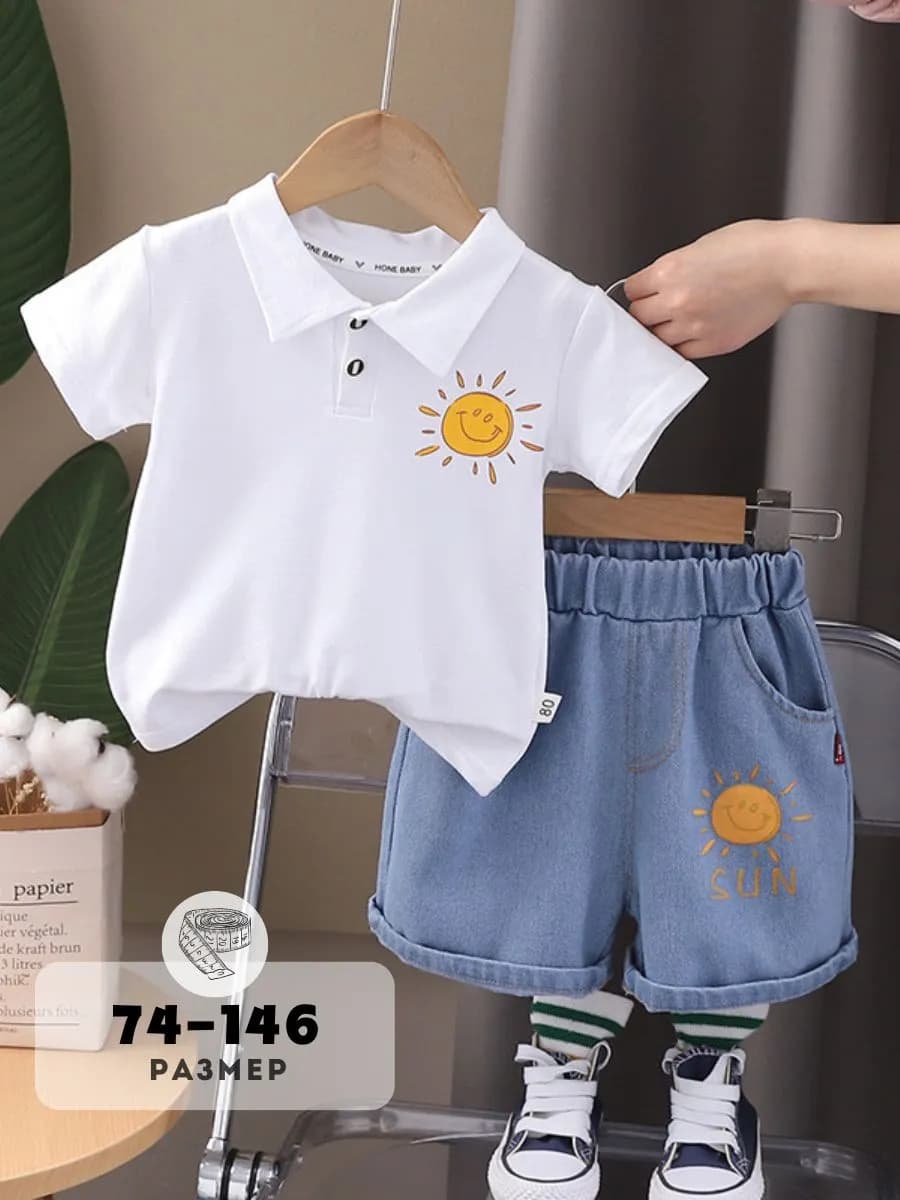 Летний костюм с шортами