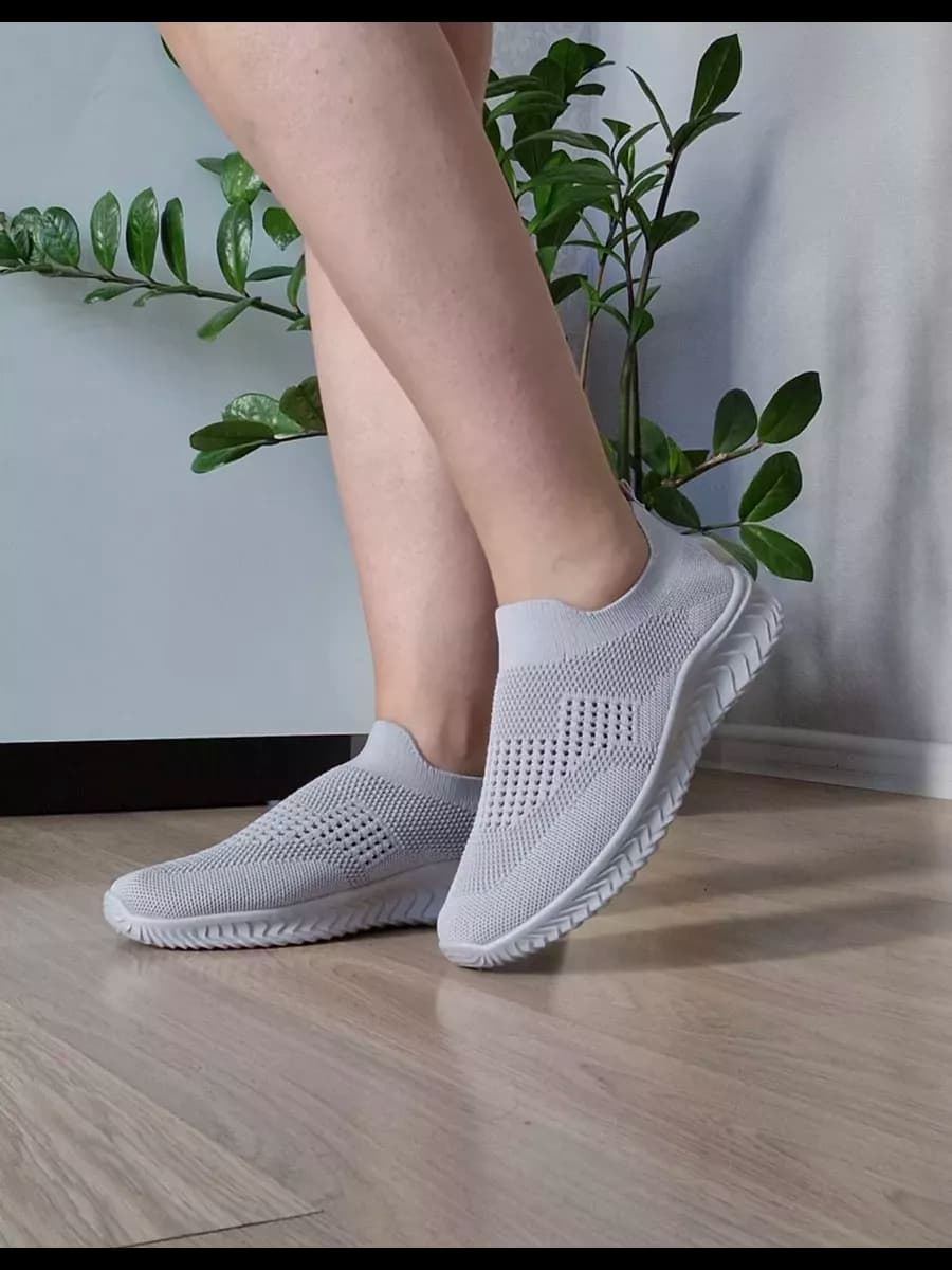 Кроссовки женские Слипоны Тряпочные кроссовки для спорта