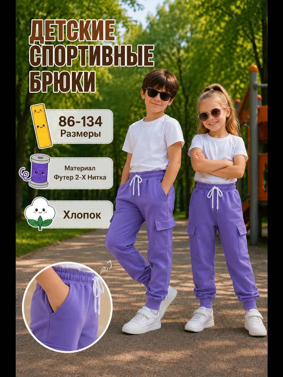 Брюки Детские Спортивные