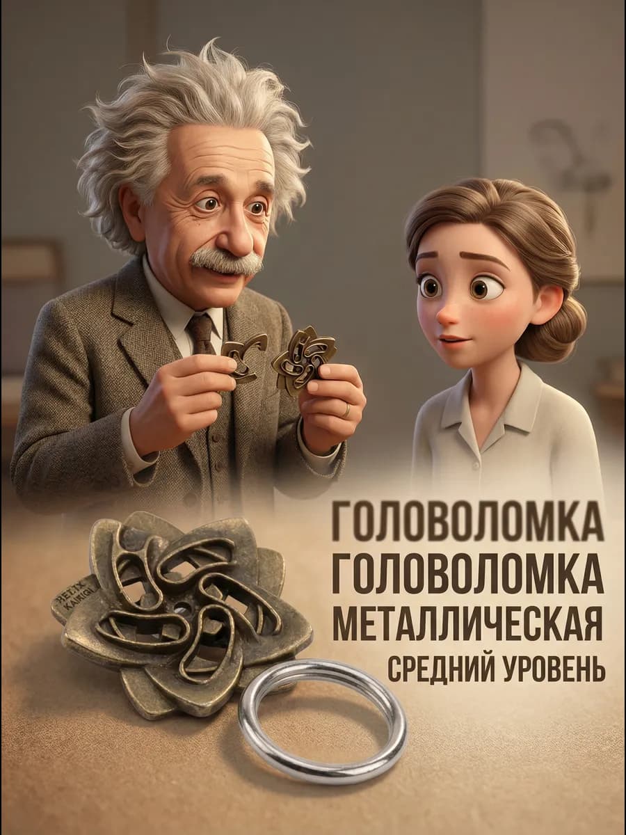 головоломка металлическая