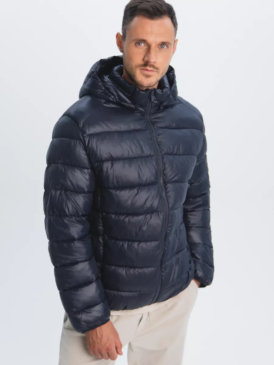 Куртка демисезонная, стеганая, с капюшоном
