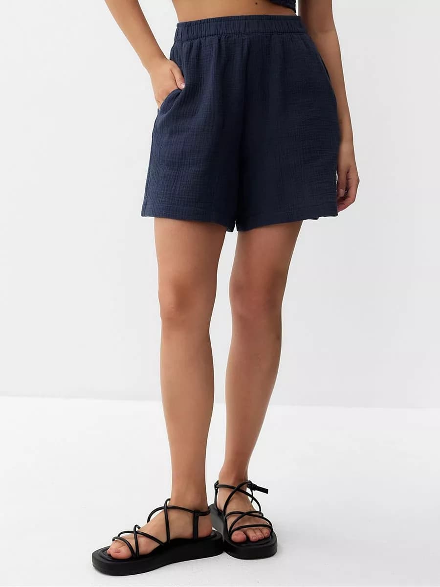 Шорты муслиновые летние для спорта и дома