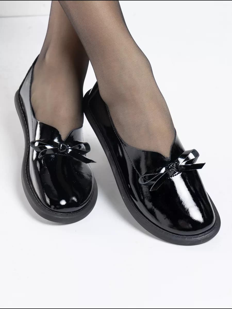 Балетки черные женские