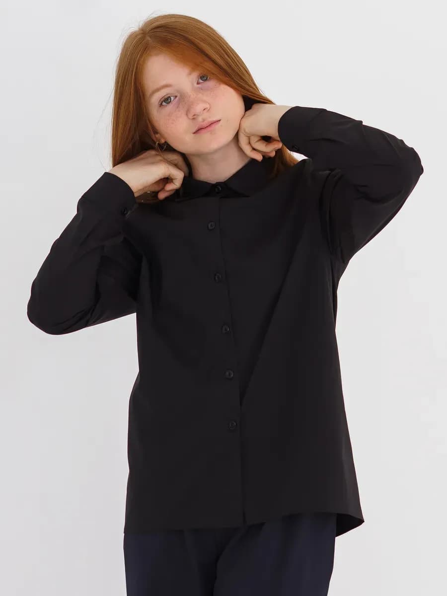 Рубашка школьная удлиненная