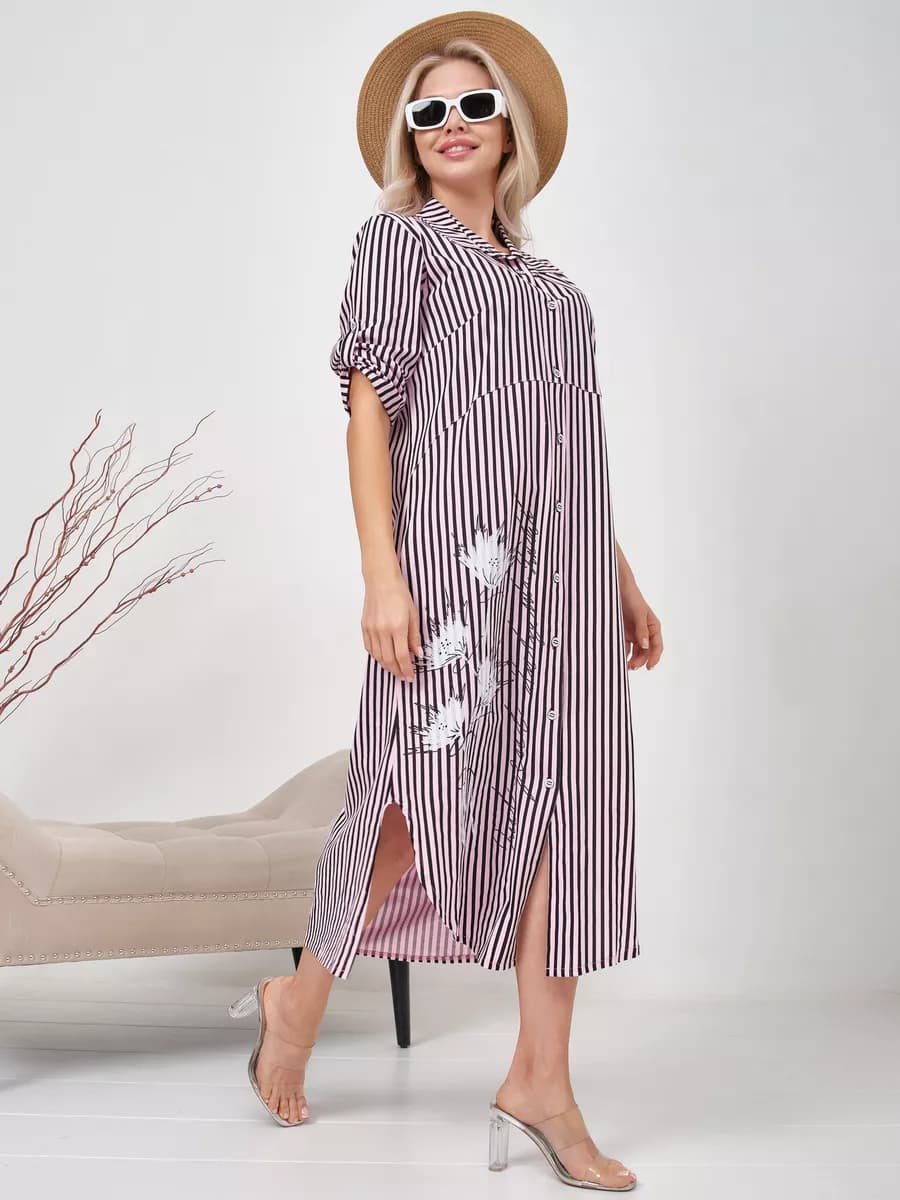 халат домашний на пуговицах большие размеры летний