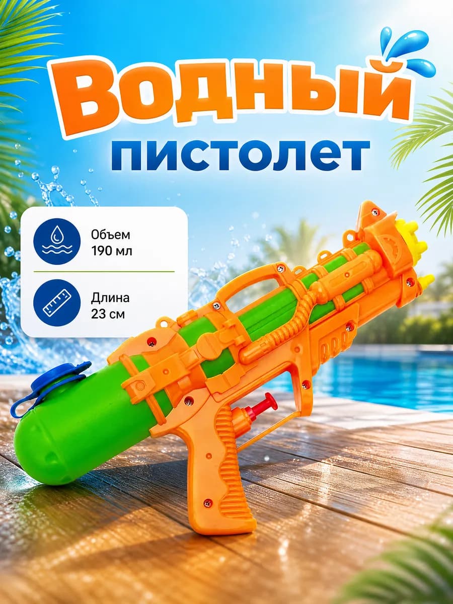 водяной пистолет, бластер, аквабластер