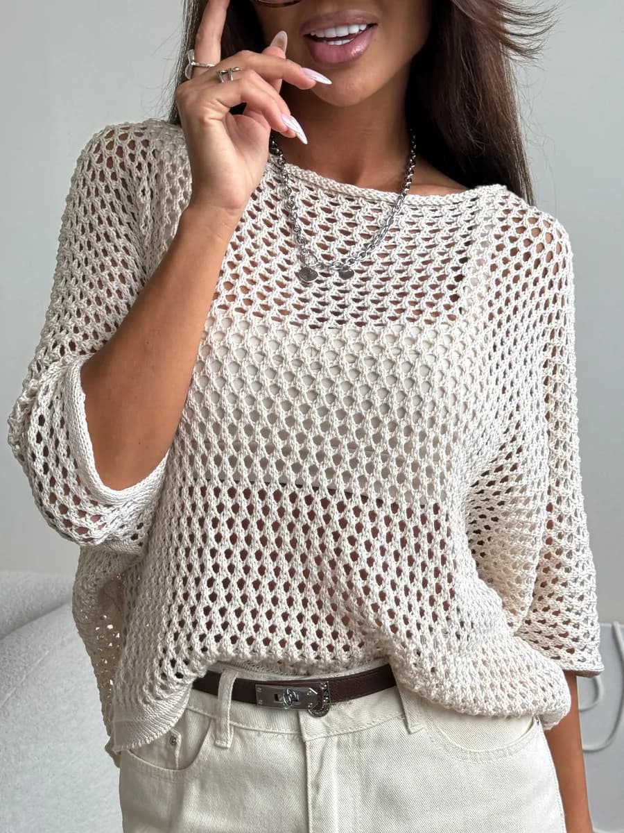 Кофта сетка женская