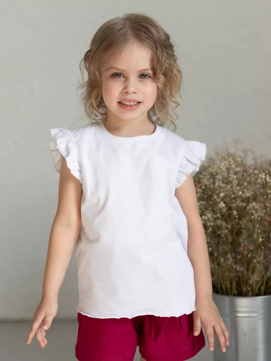 Футболка нарядная на праздник с крыльями