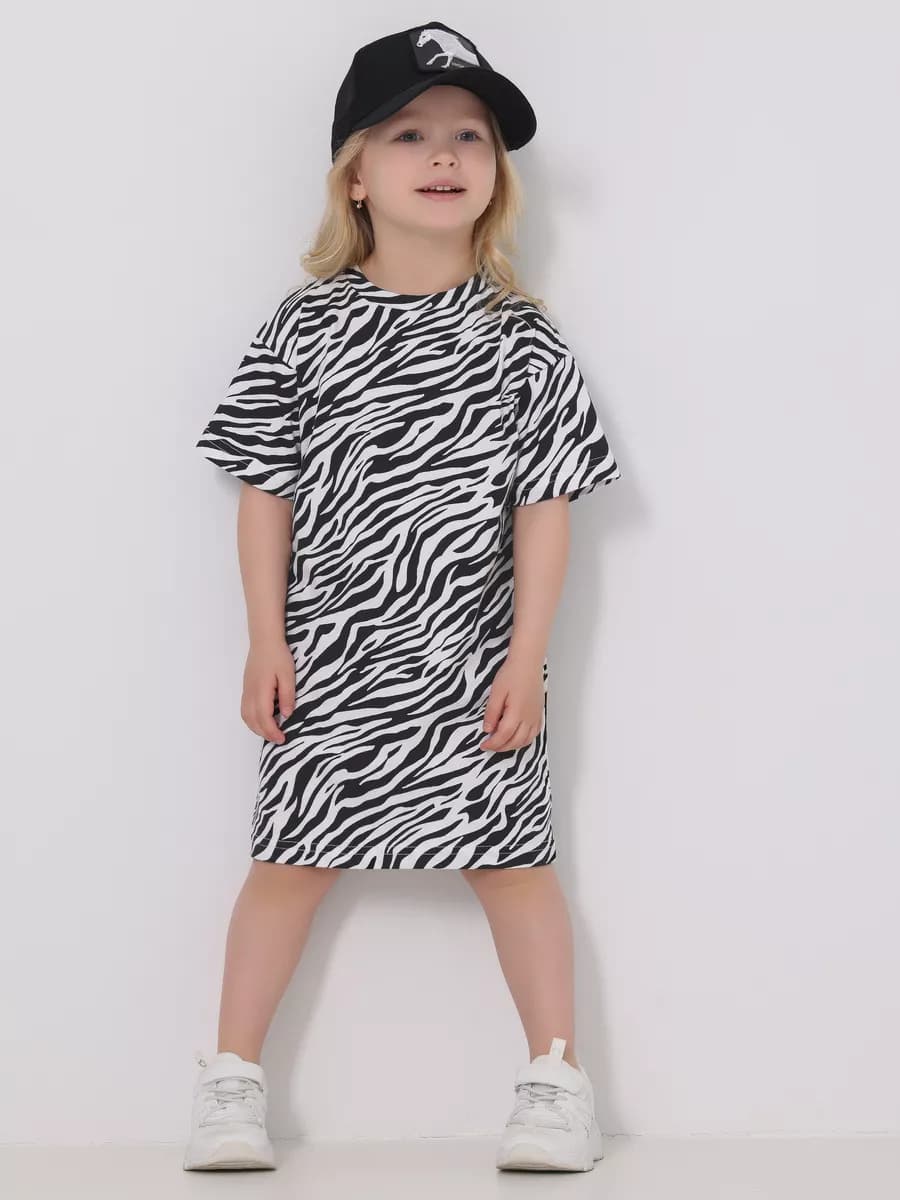 Платье - футболка в садик туника детская