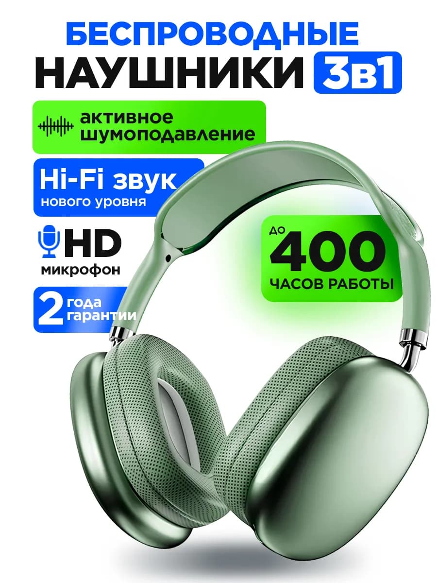 Наушники беспроводные большие airpods air max pro - фото 1