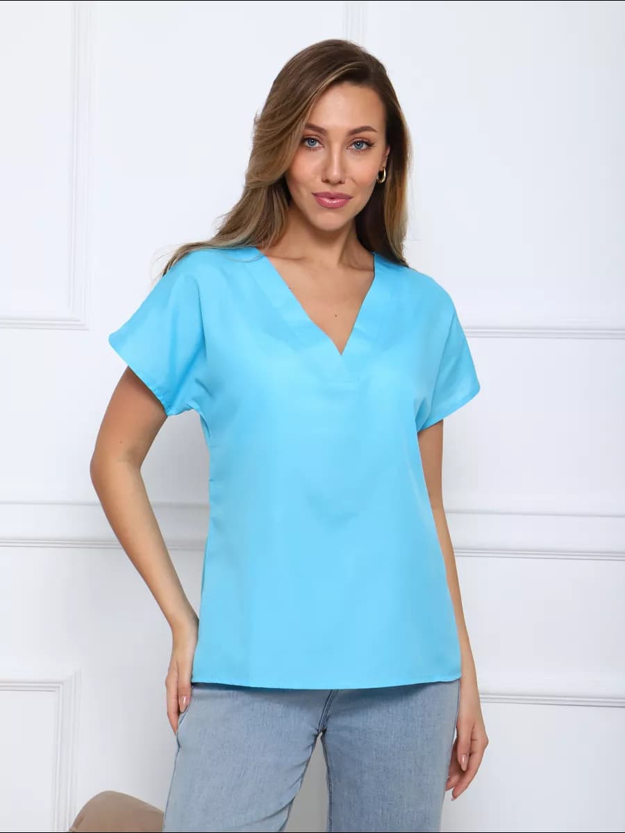 Футболка базовая домашняя больших размеров новогодняя