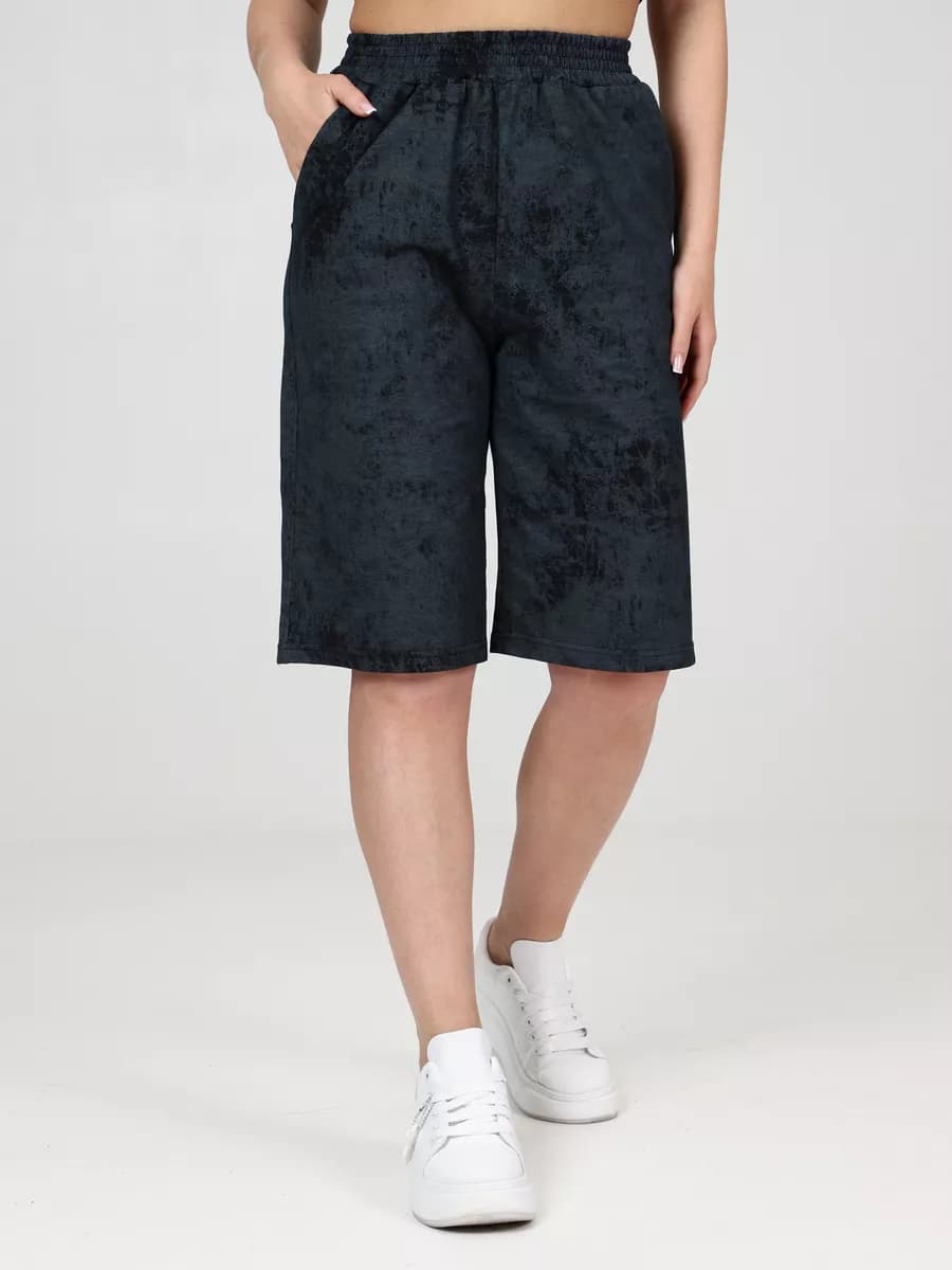 Хлопковые шорты бермуды домашние - фото 1