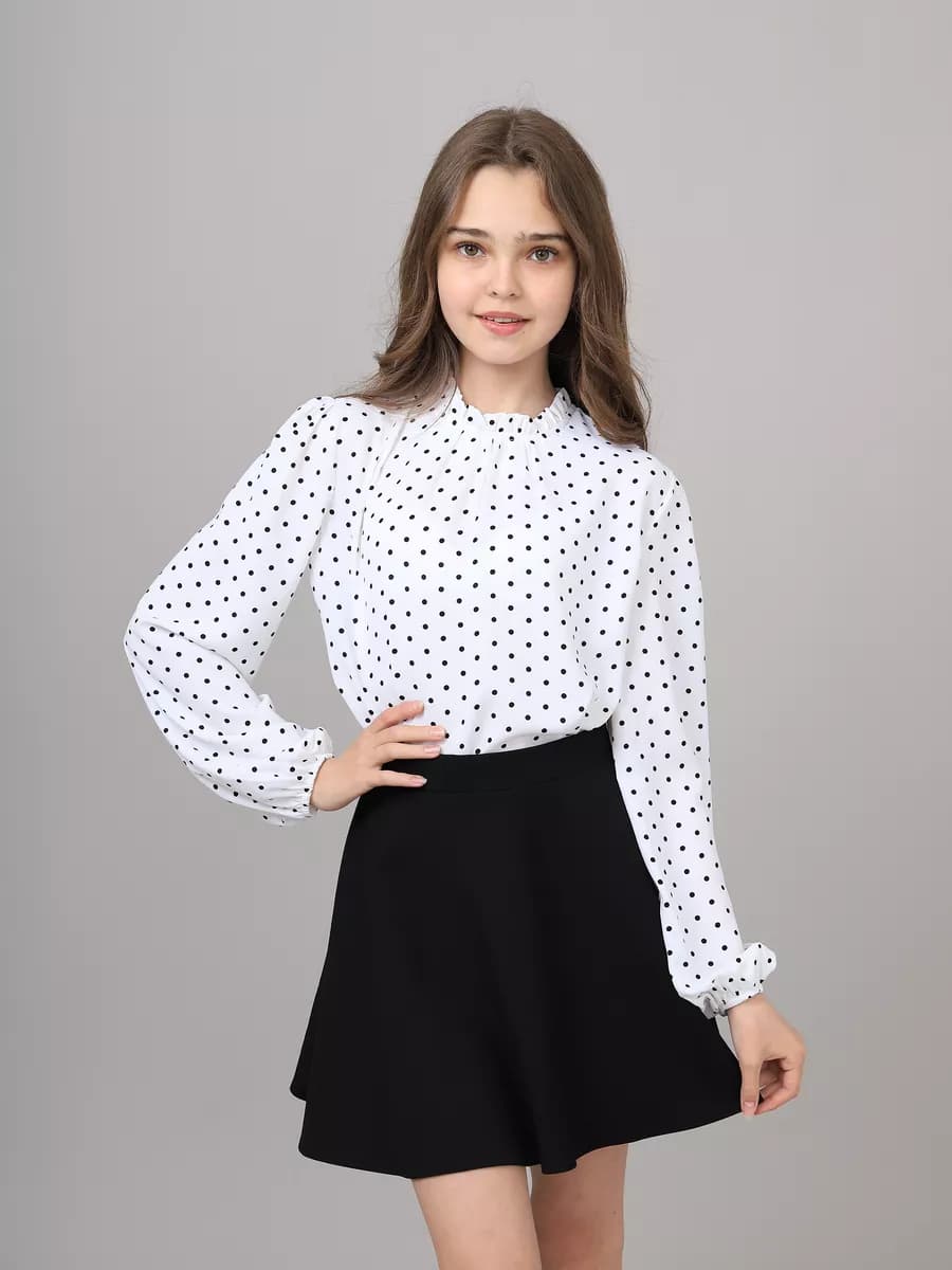 Блузка школьная нарядная