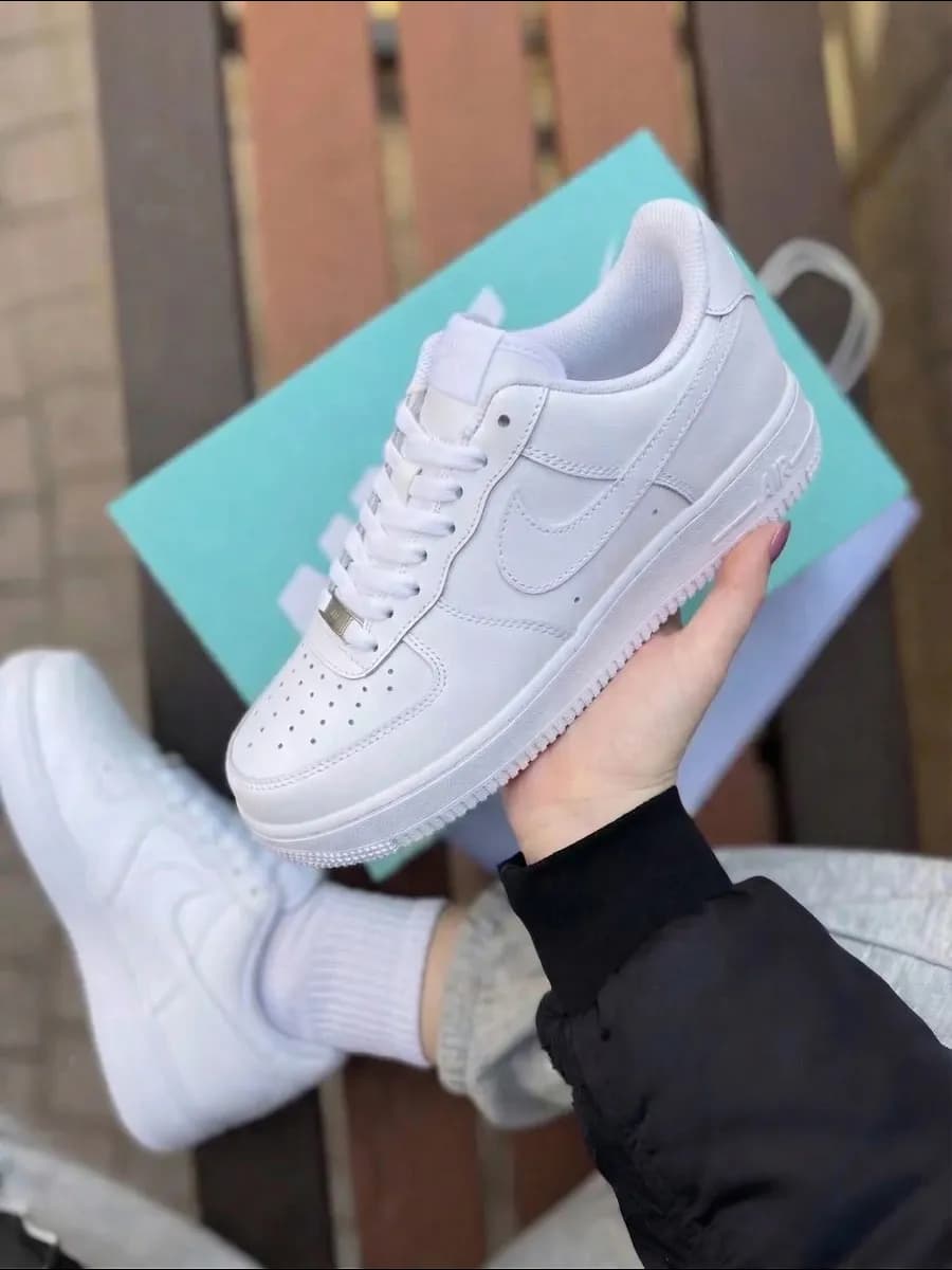 Кроссовки Air 1 форсы белые