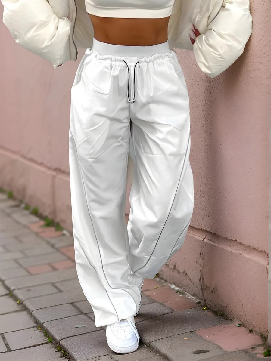 Штаны карго спортивные широкие для танцев летние